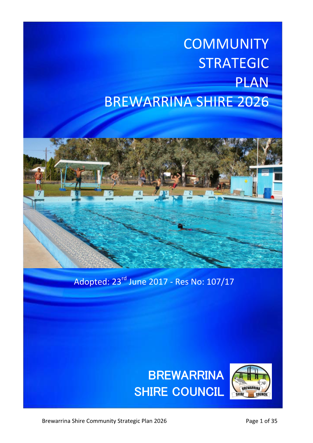 Warren Shire Community Strategic Plan