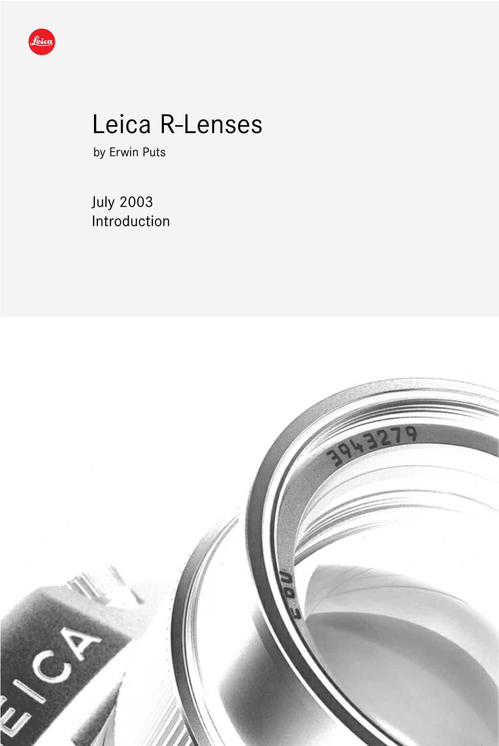 Leica R Lenses