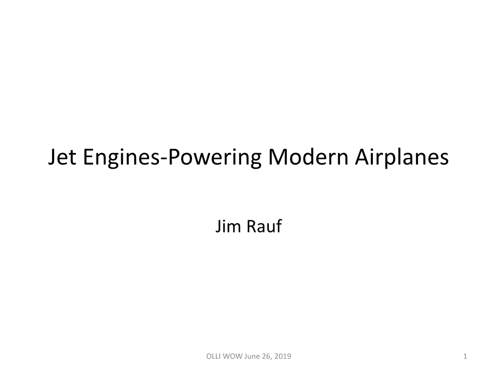 Jet Engines-Powering Modern Airplanes