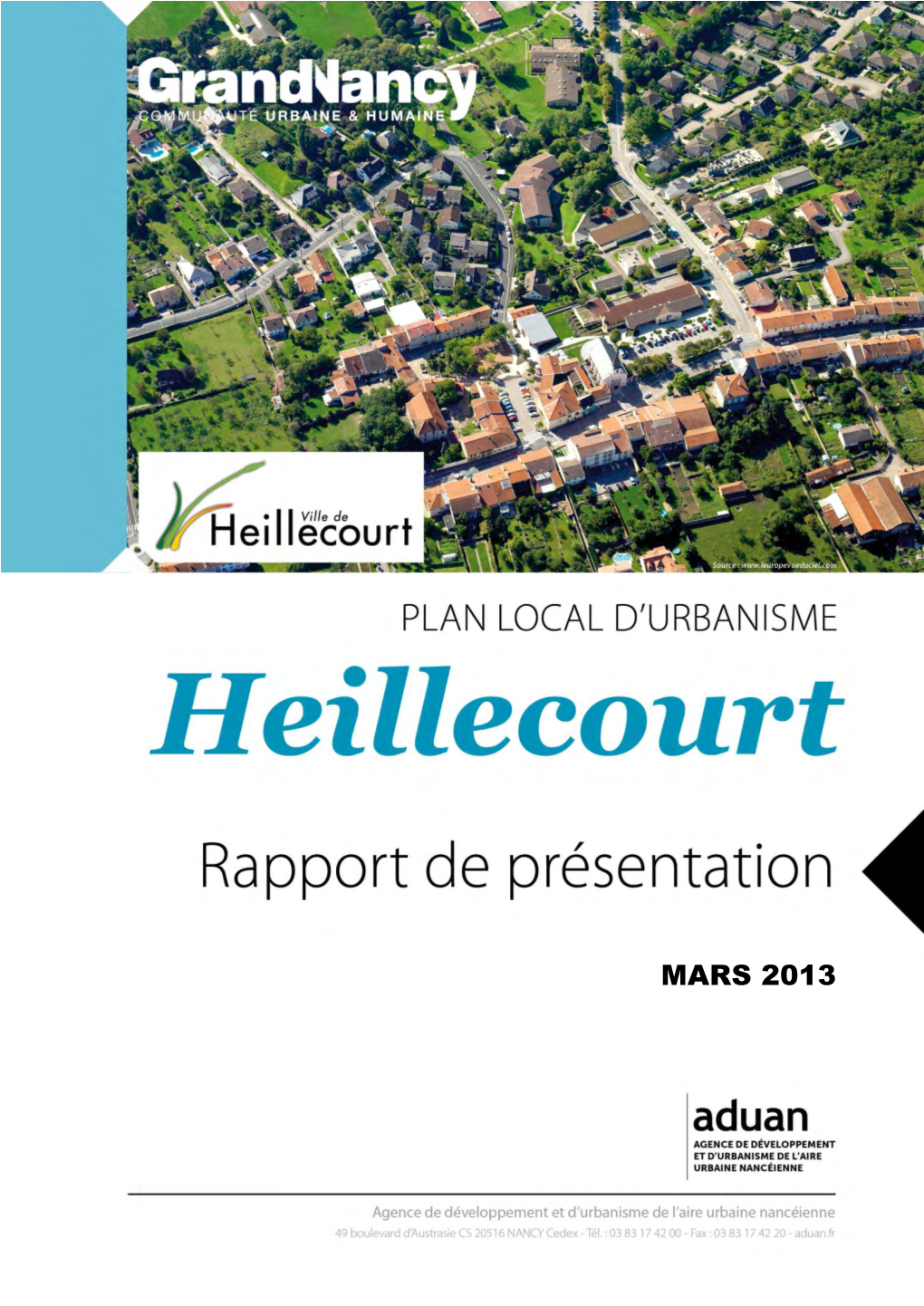 Rapport De Presentation Du Plu D'heillecourt