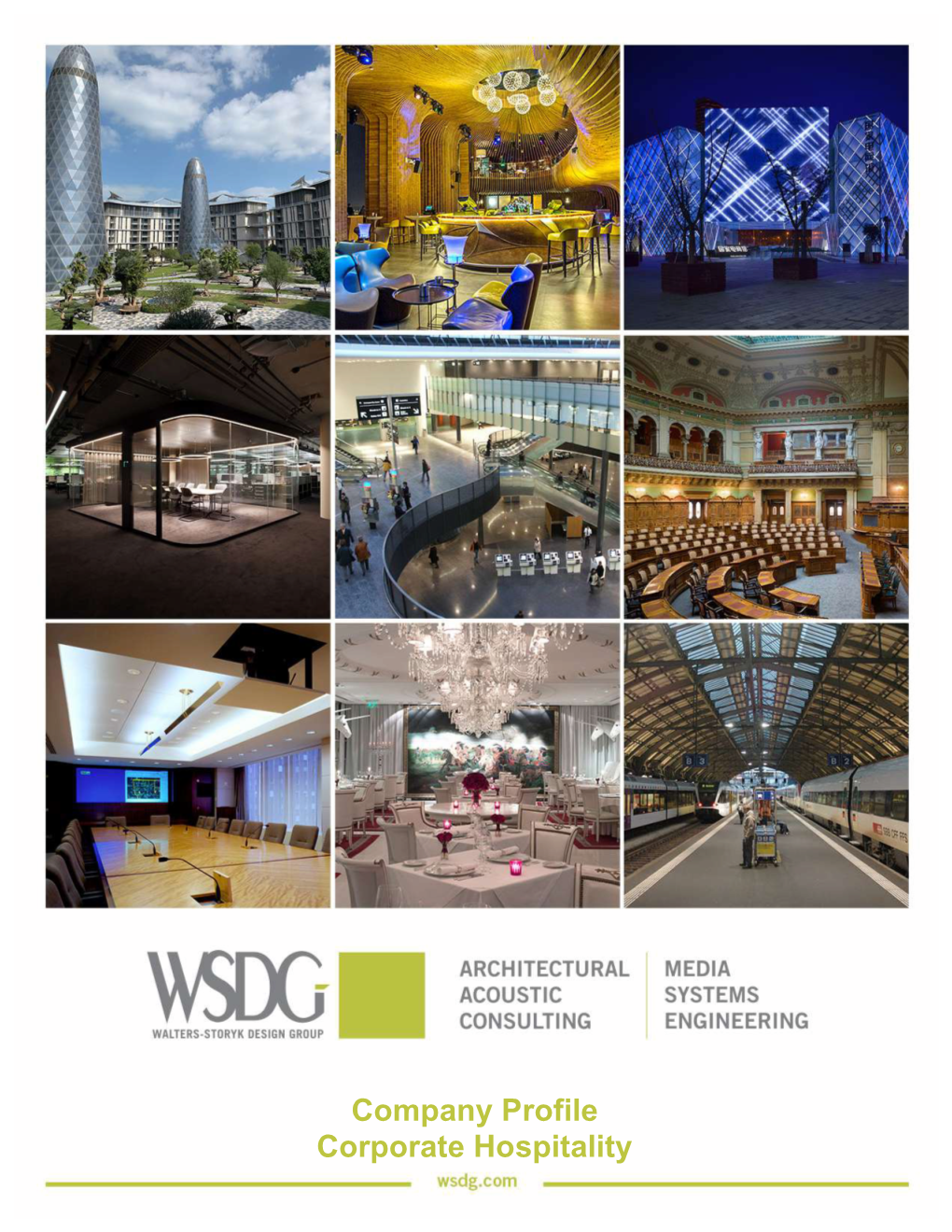 2021 WSDG Company Profile Corporate Hospitality
