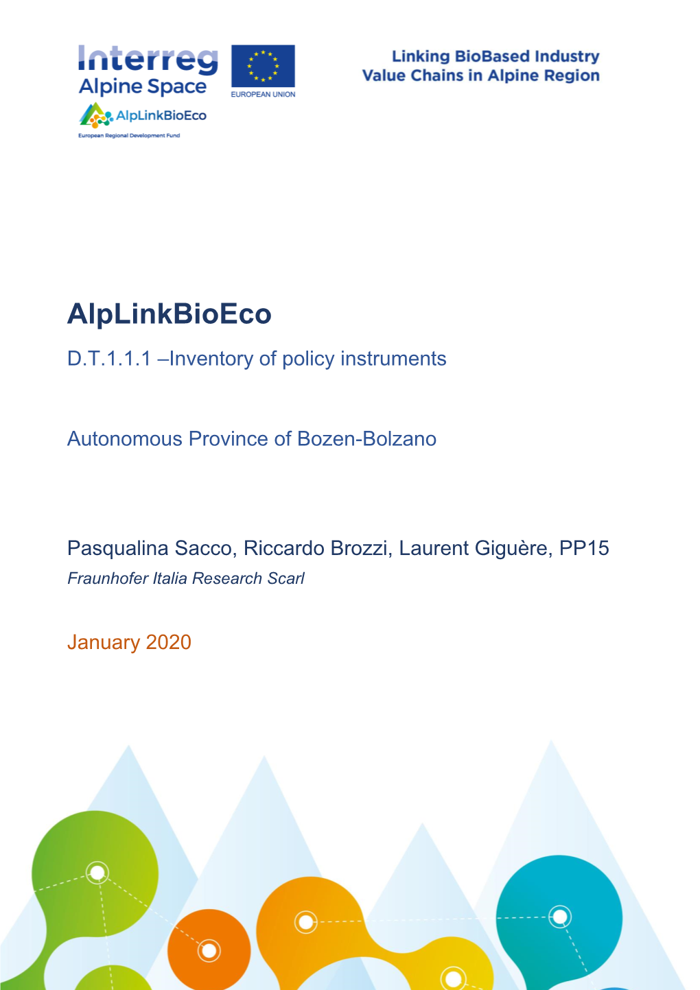 Bioeconomy Regional Policy Inventory