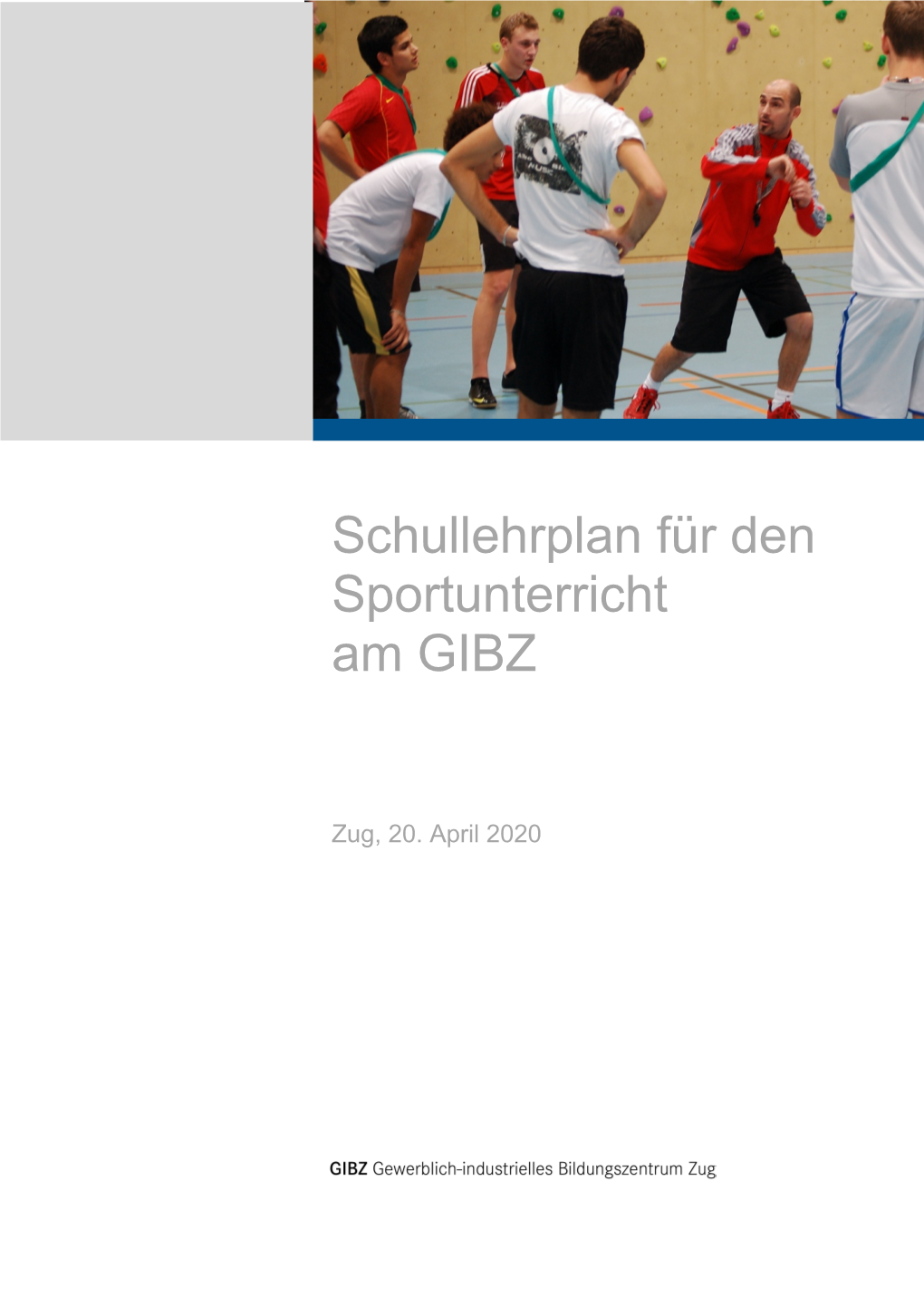 Schullehrplan Sport GIBZ 2020
