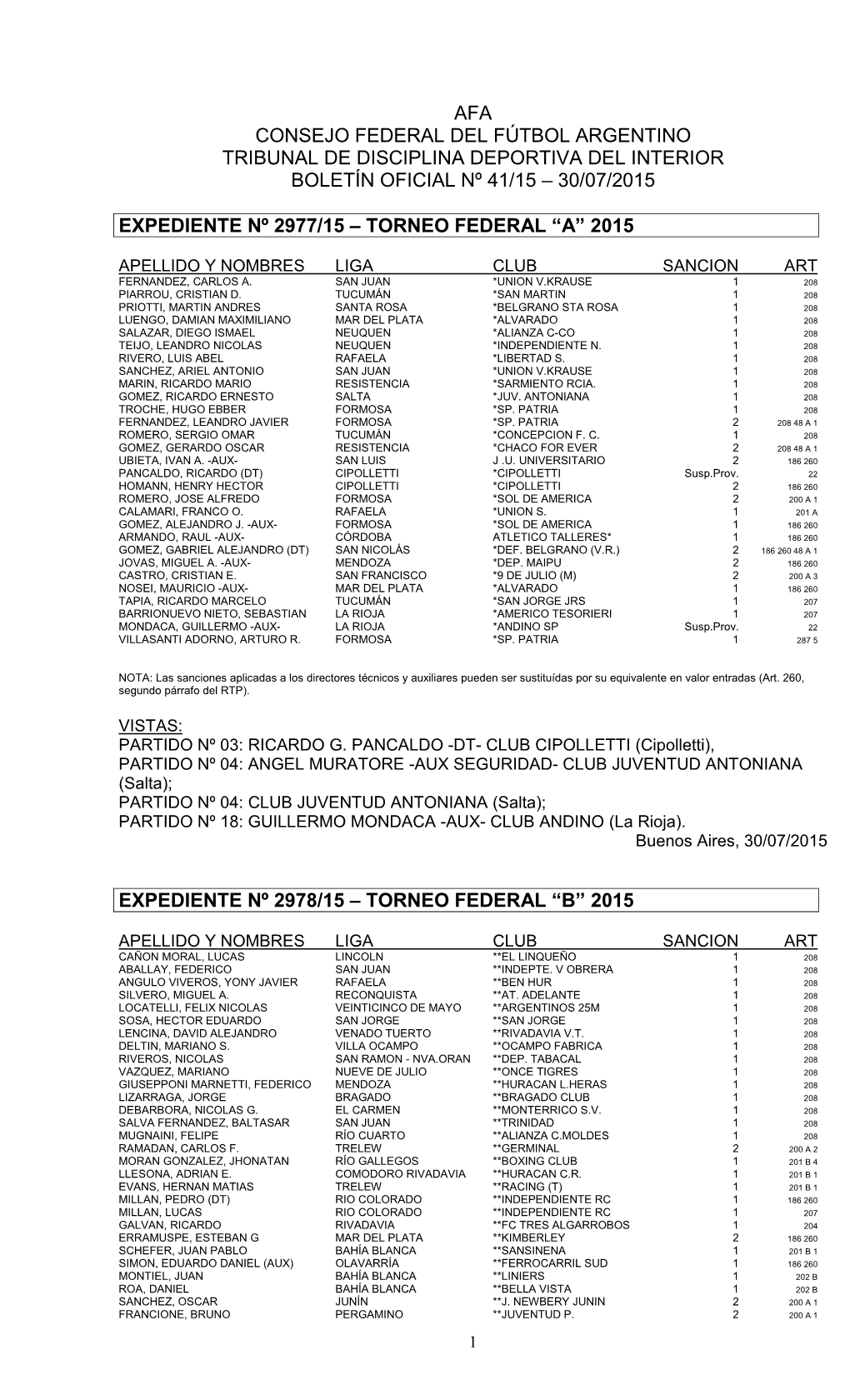 Boletin Nº 41