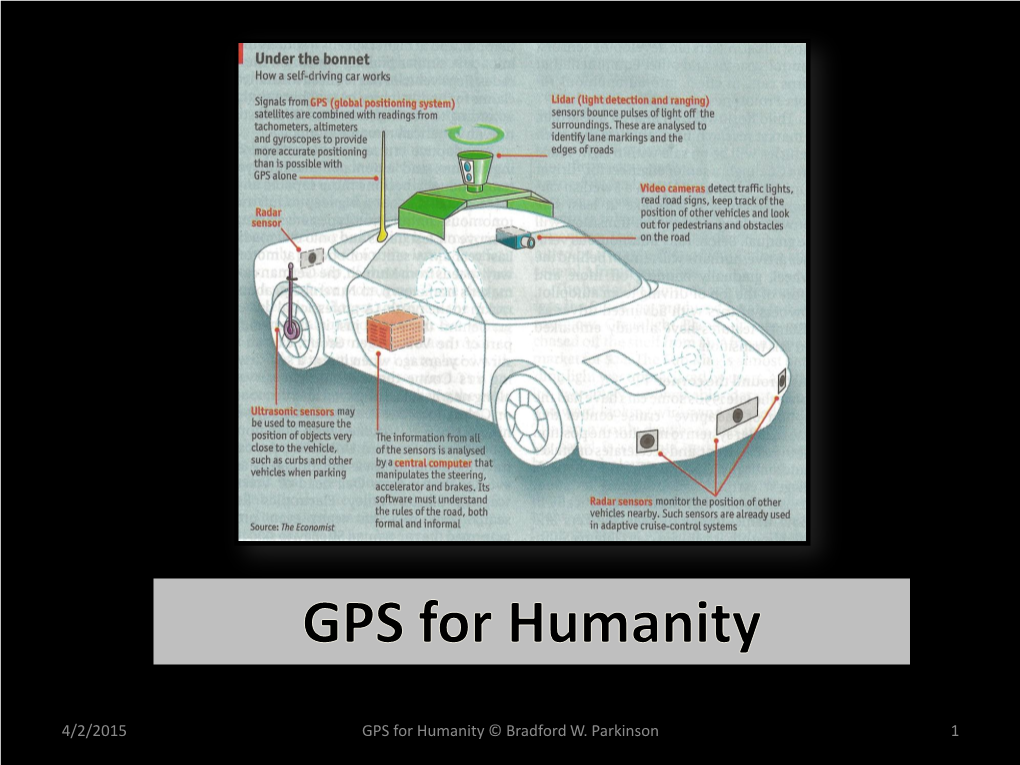 GPS for Humanity © Bradford W