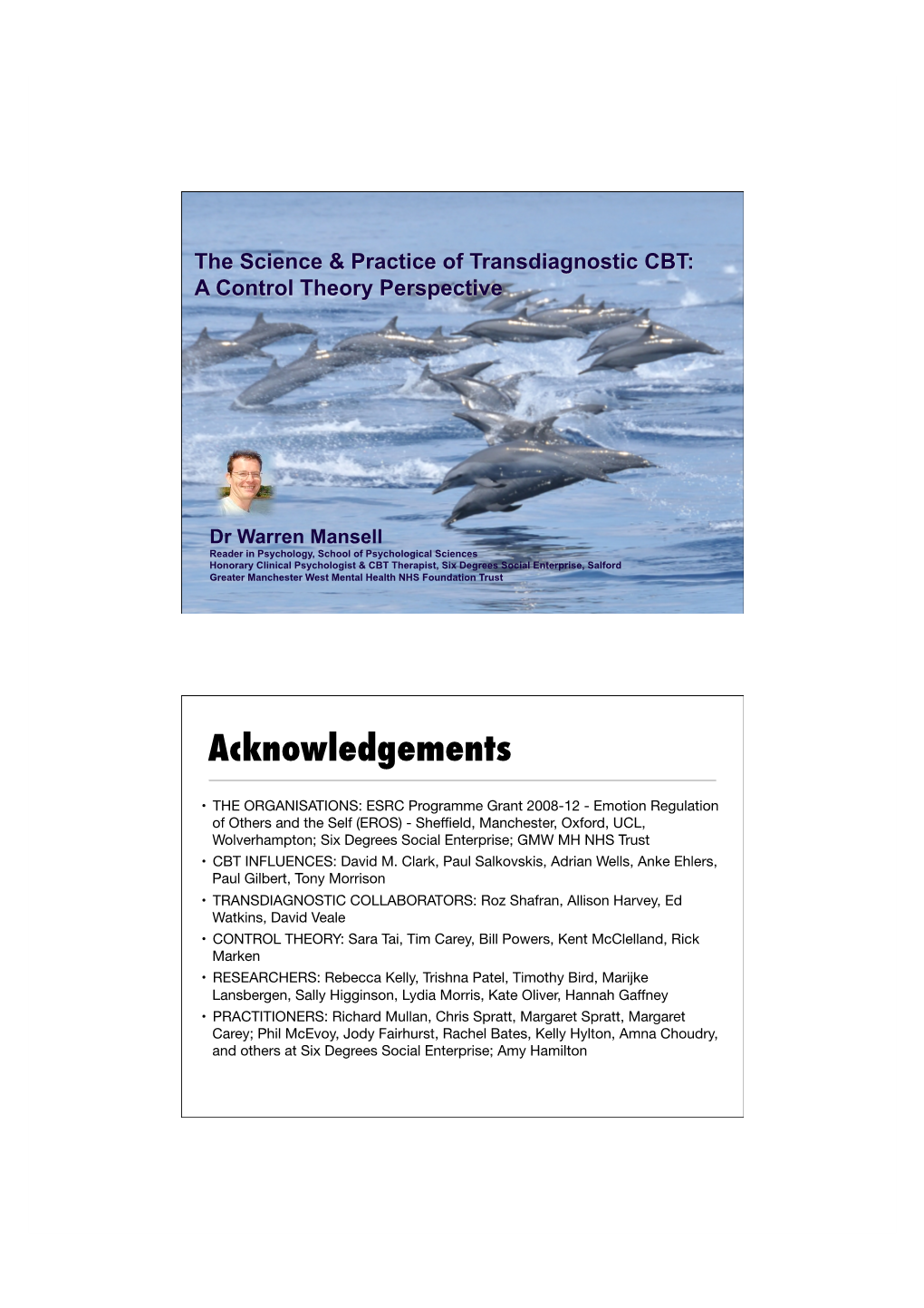 Acknowledgements