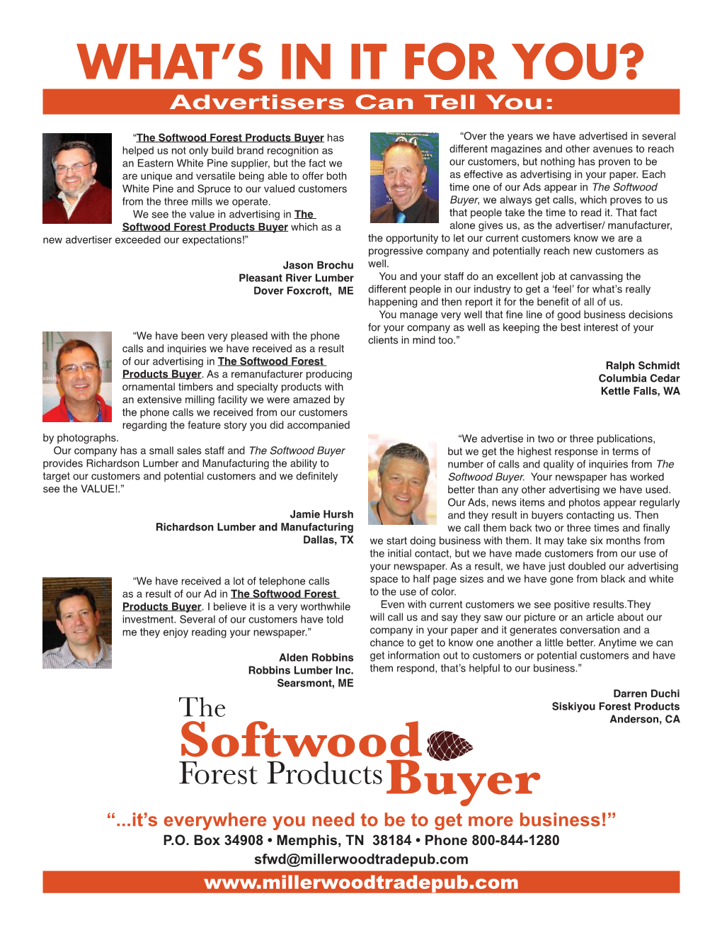 The Softwood Forest Products Buyer