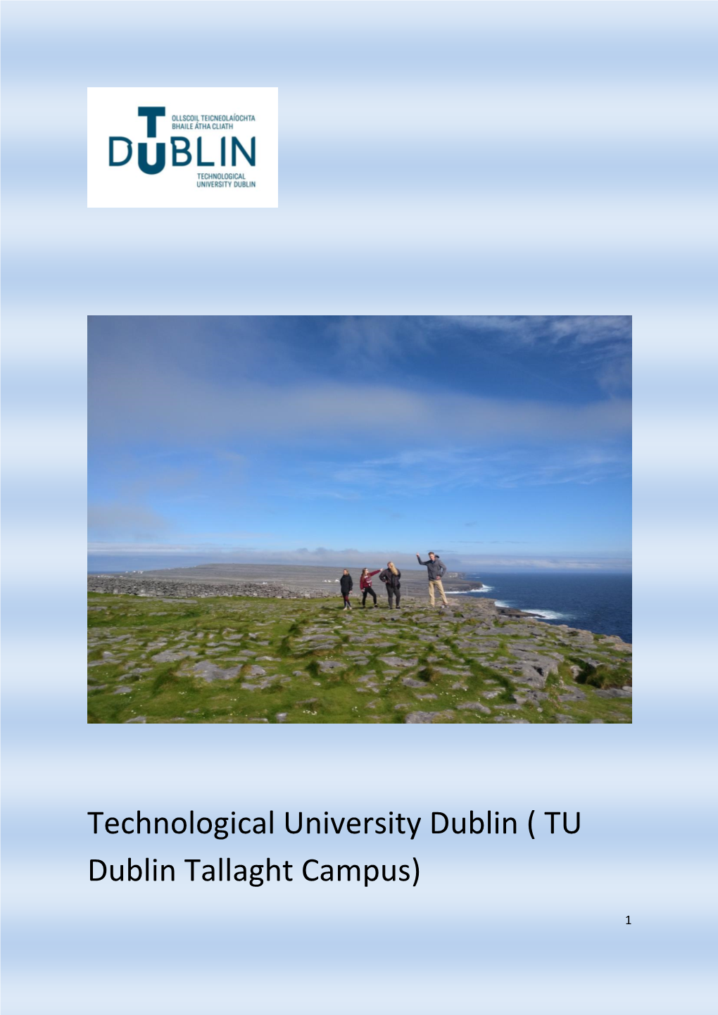 TU Dublin Tallaght Campus Handbook for International Students