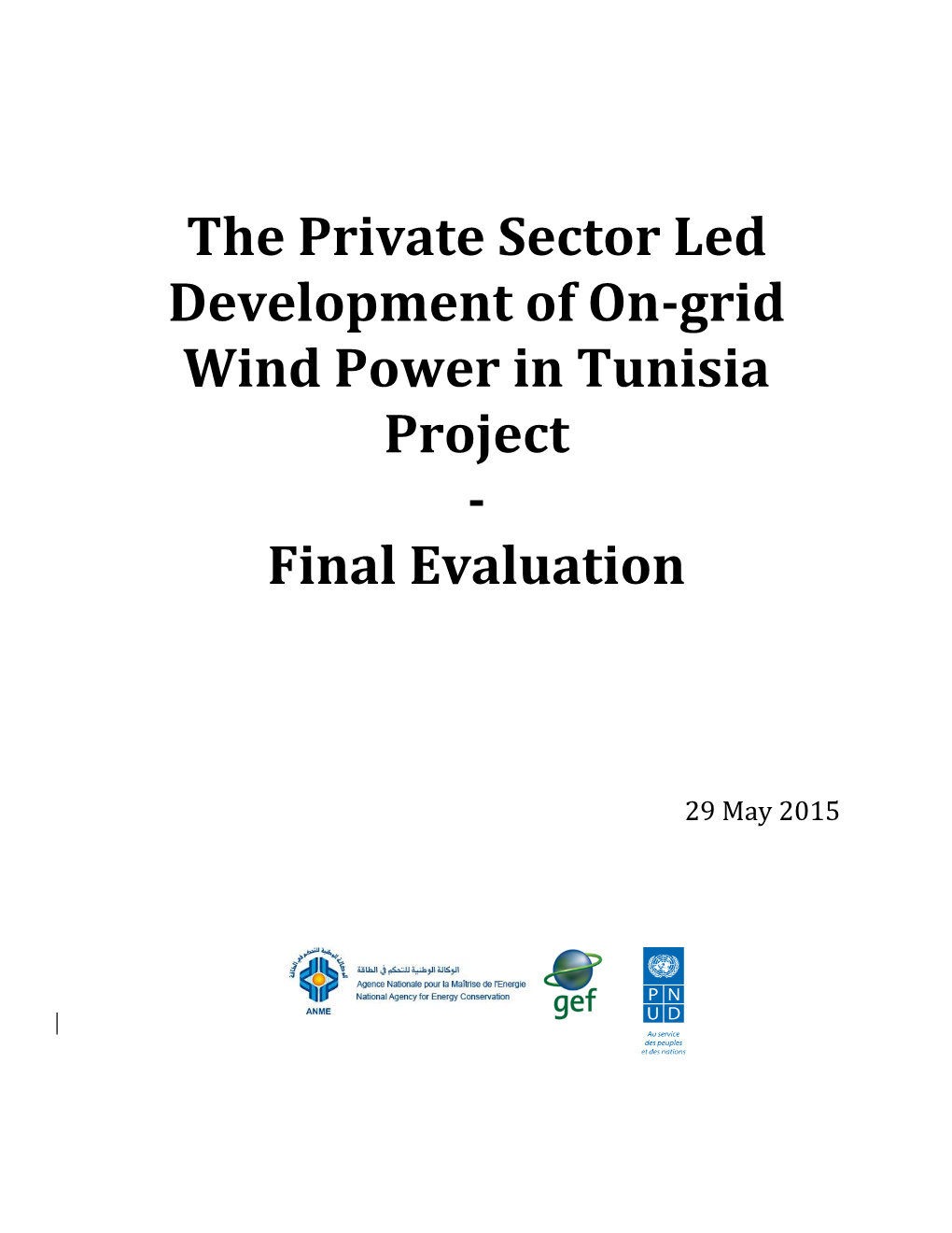 Private Sector Development of Wind Power