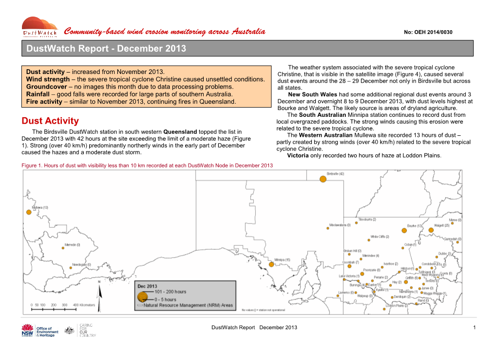 Dustwatch Report December 2013Download