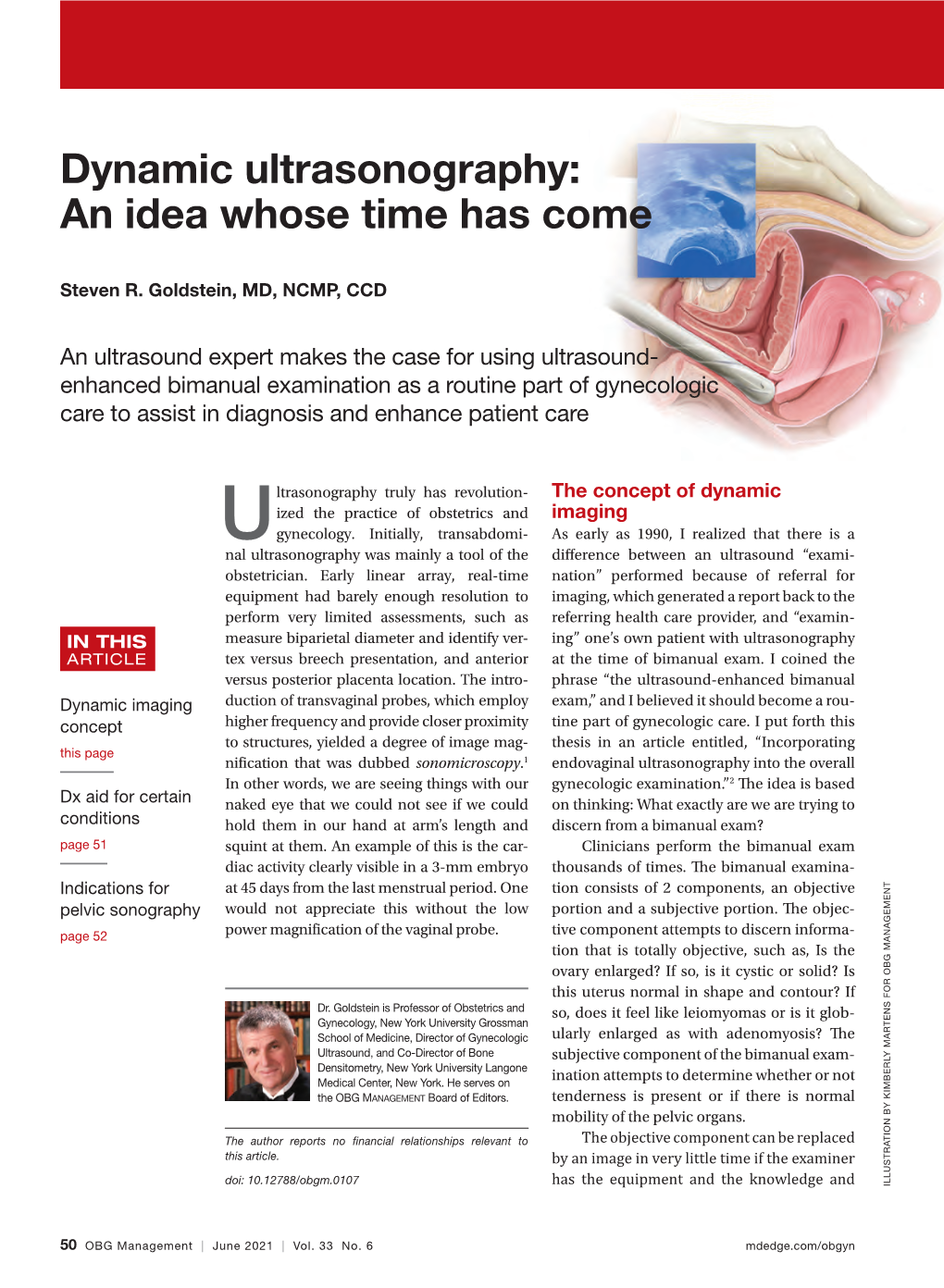 Dynamic Ultrasonography: an Idea Whose Time Has Come