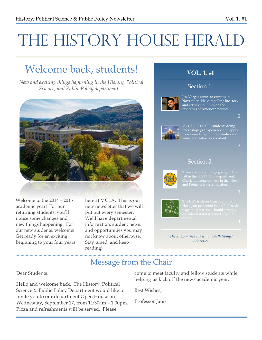 The History House Herald