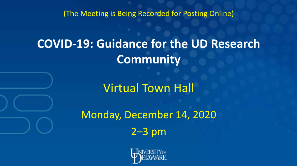 Virtual Town Hall