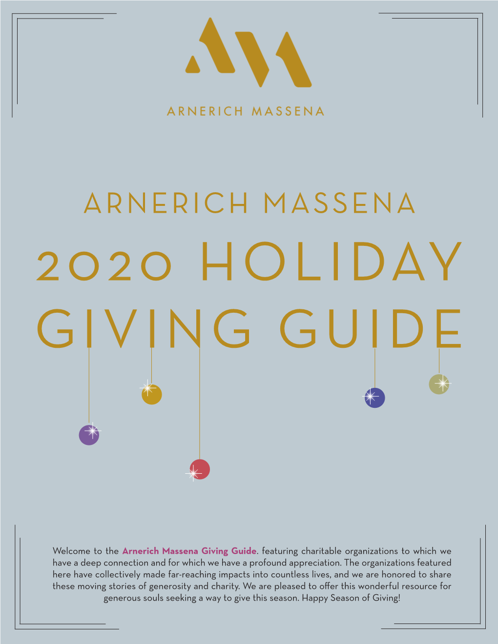Download Arnerich Massena Giving Guide 2020 Here