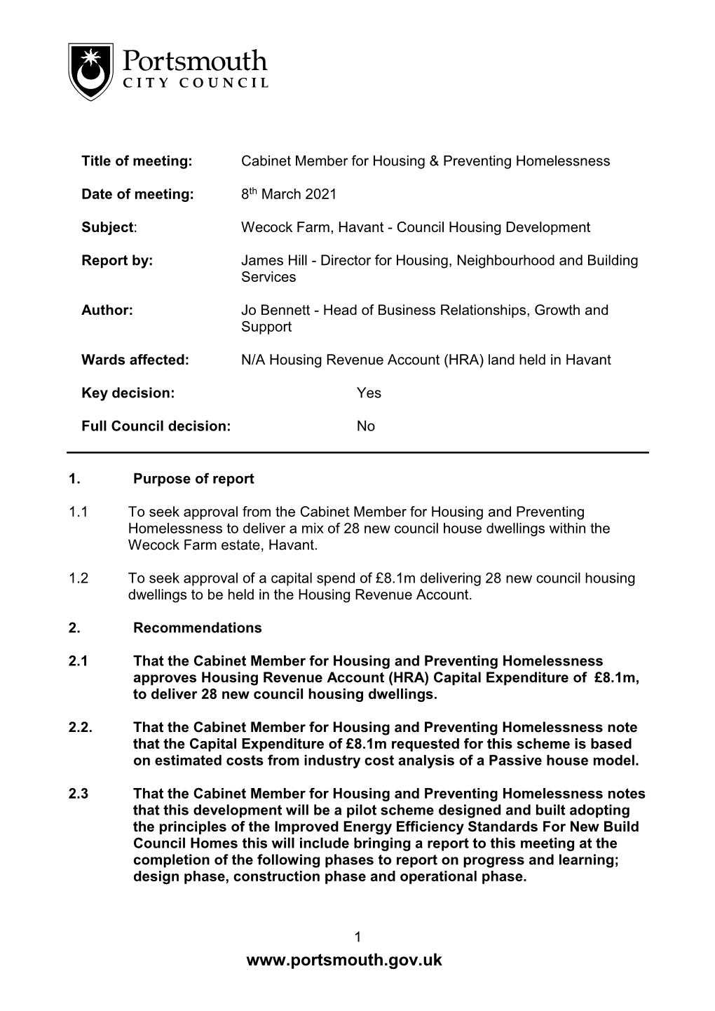 Wecock Farm Development PDF 156 KB