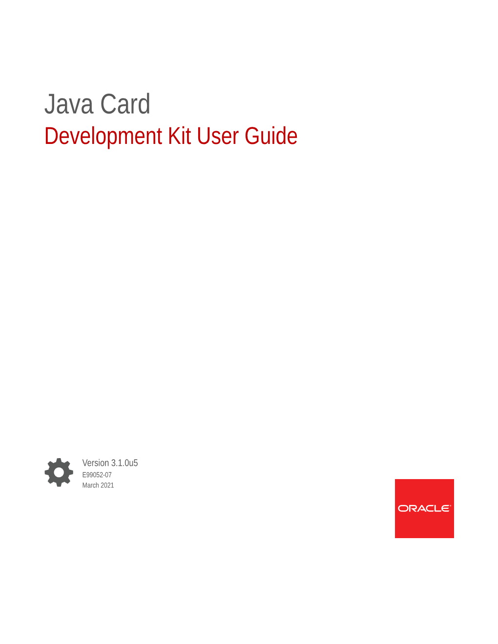 Java Card Development Kit User Guide