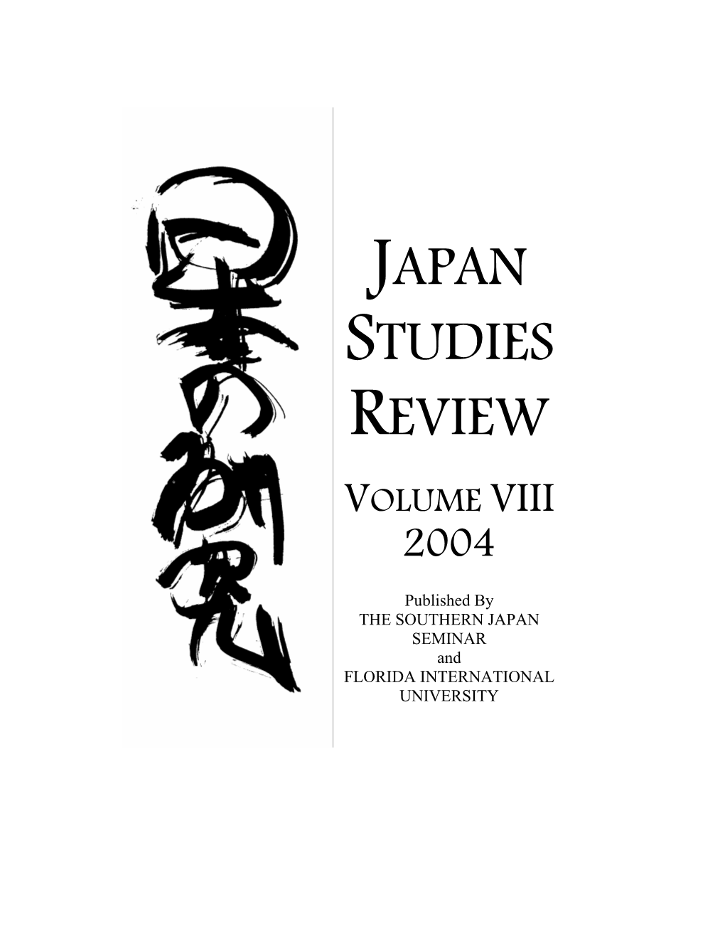Japan Studies Review