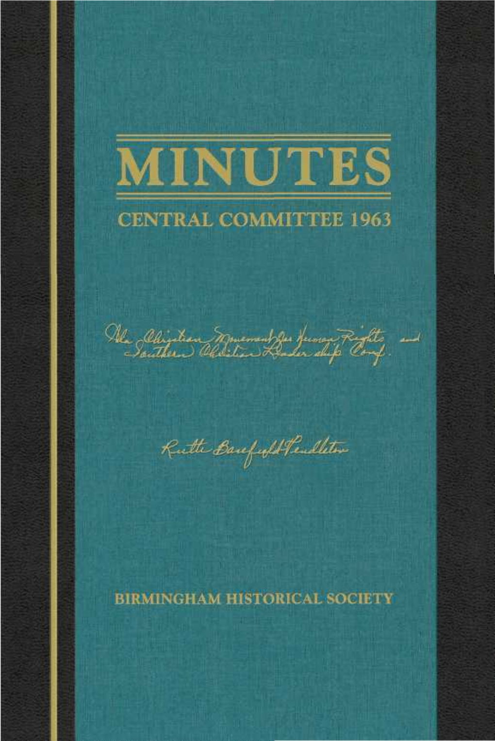 Minutes Central Committee 1963