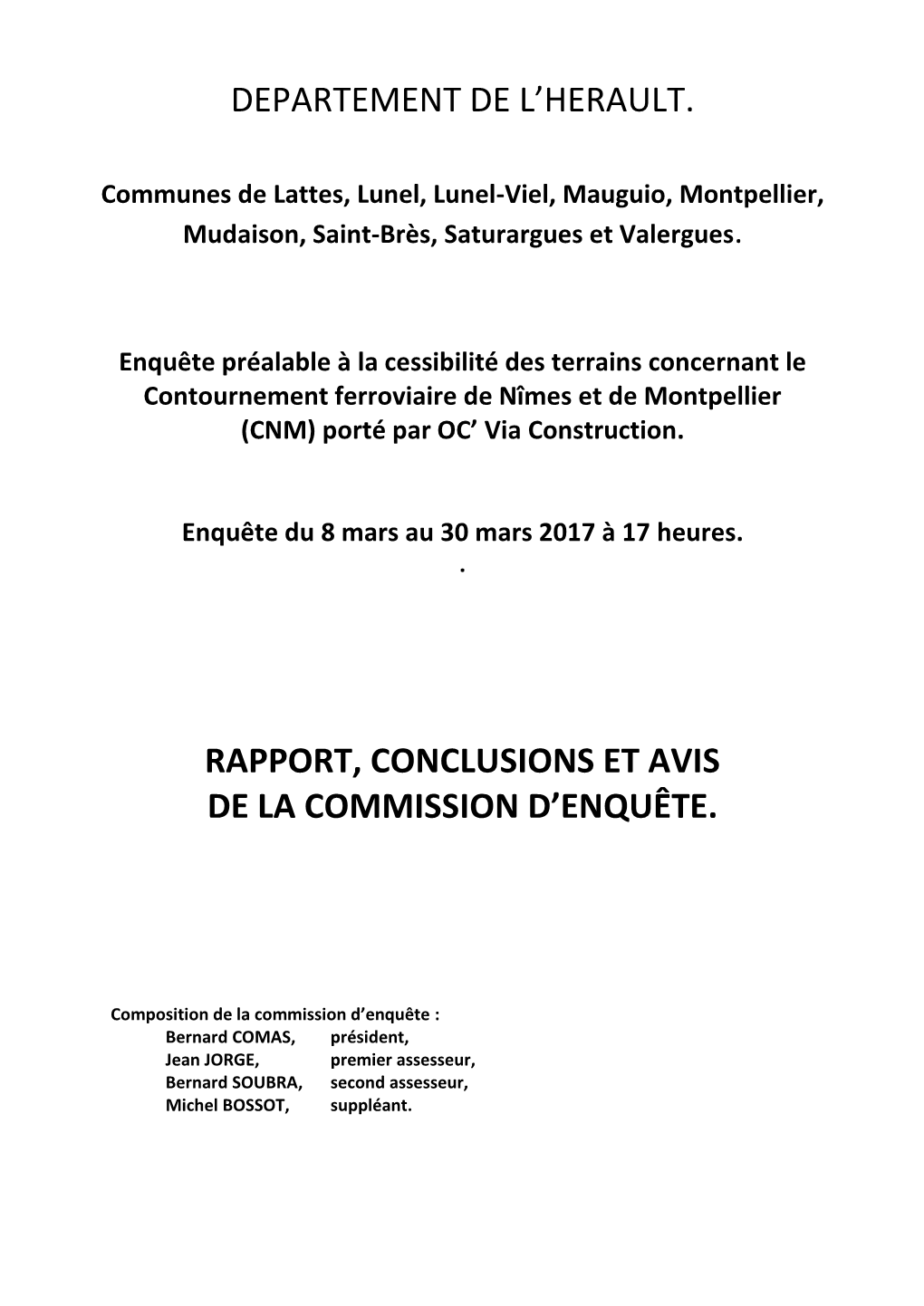 ZAC Des Roselières À Valergues Enquête Unique DUP Et Parcellaire