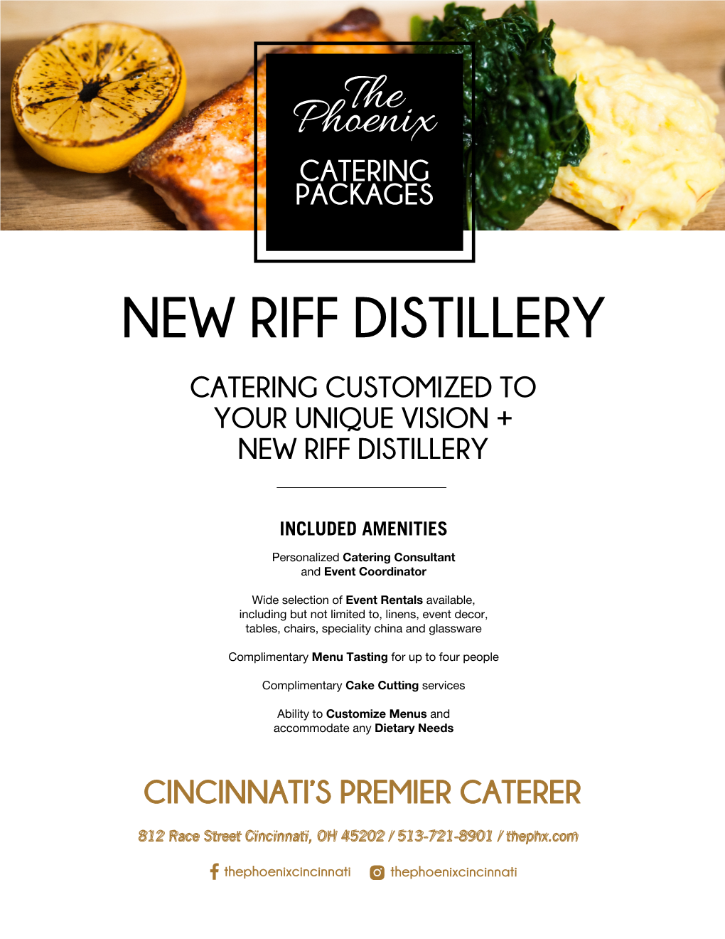 New Riff Distillery Catering Customized to Your Unique Vision + New Riff Distillery