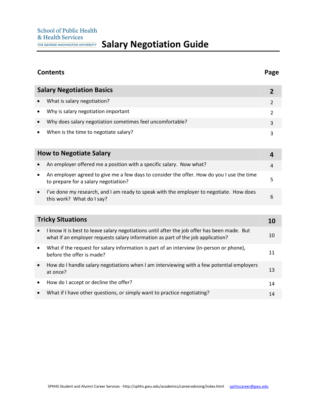 Salary Negotiation Guide