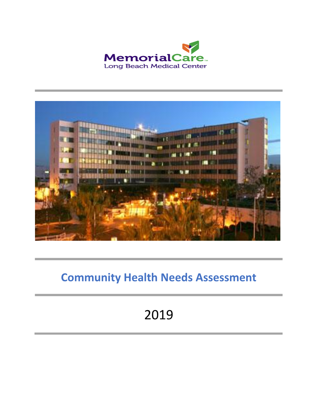 2019 Community Health Needs Assessment