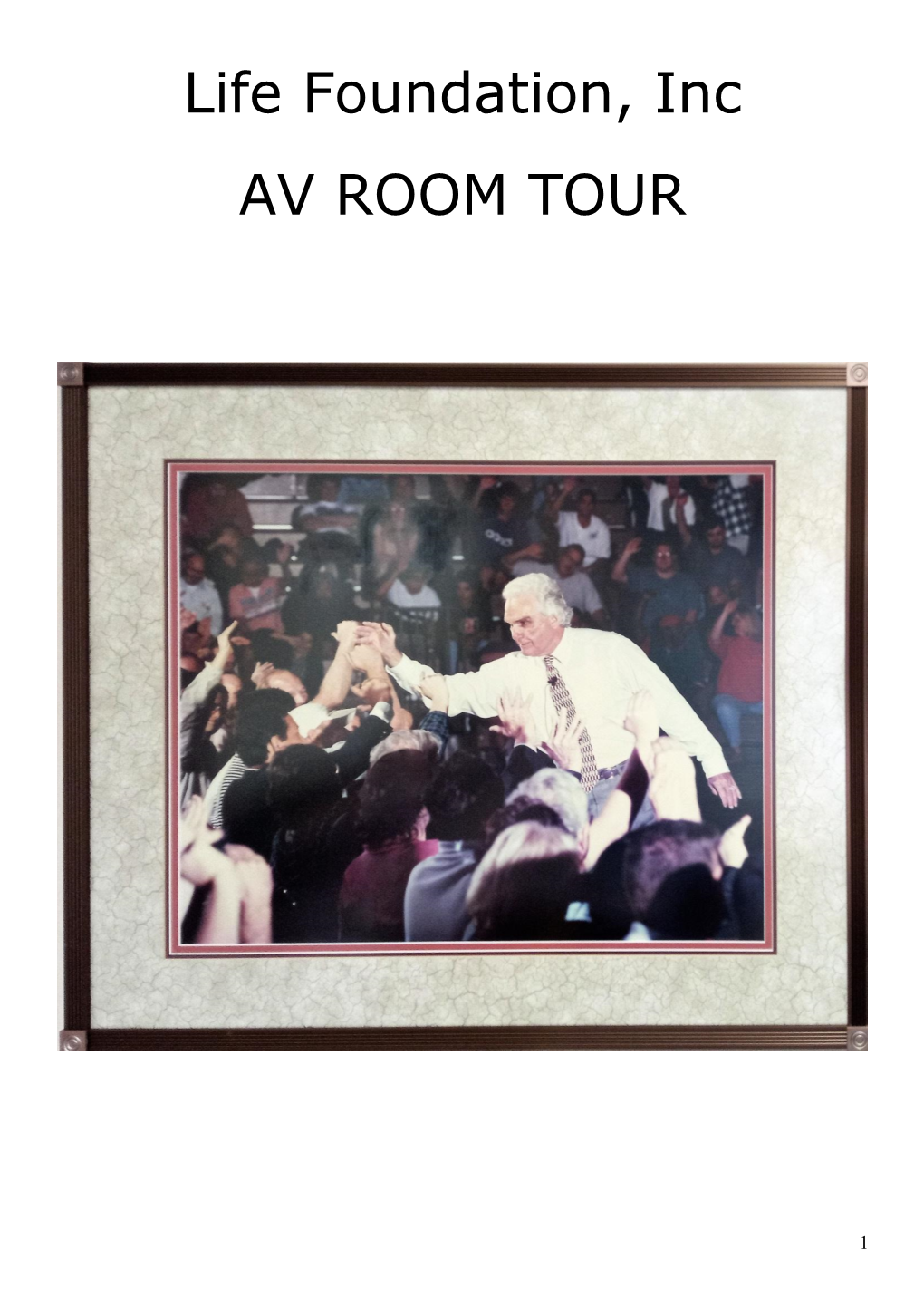 This Room Also Contains Photographs of the Trumpet Awards Which Were Sponsored by Life University from 1996 to 2003, Saluting African/American Achievement