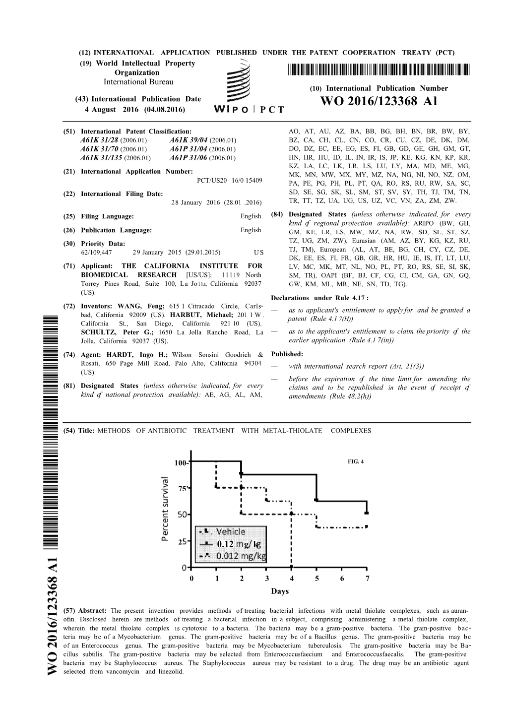 WO 2016/123368 Al 4 August 2016 (04.08.2016) P O P C T