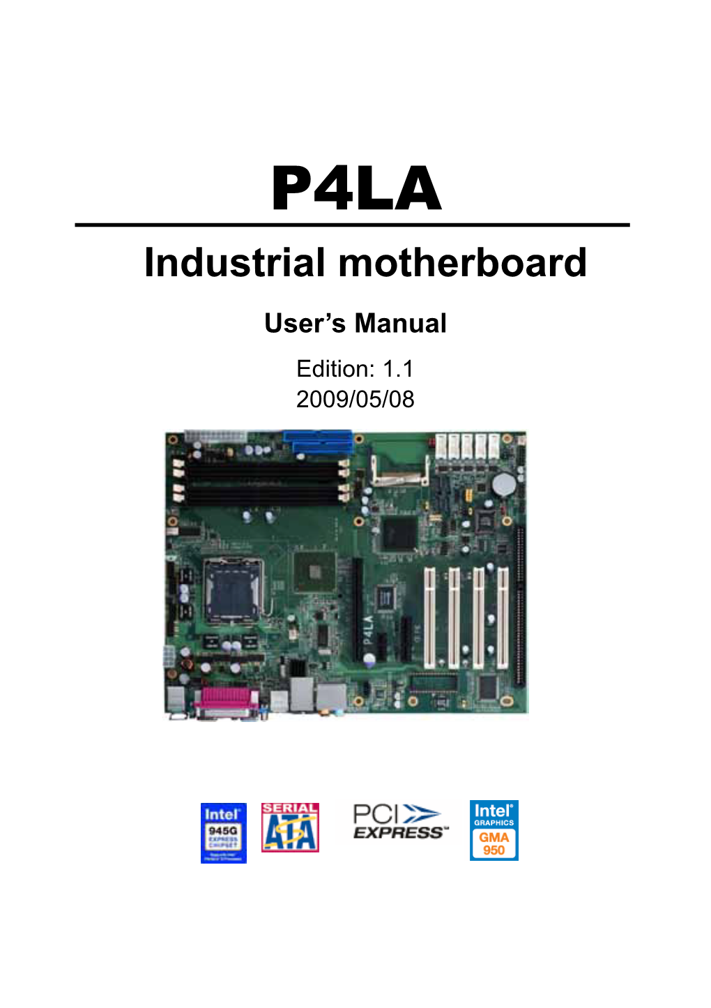 Industrial Motherboard User's Manual