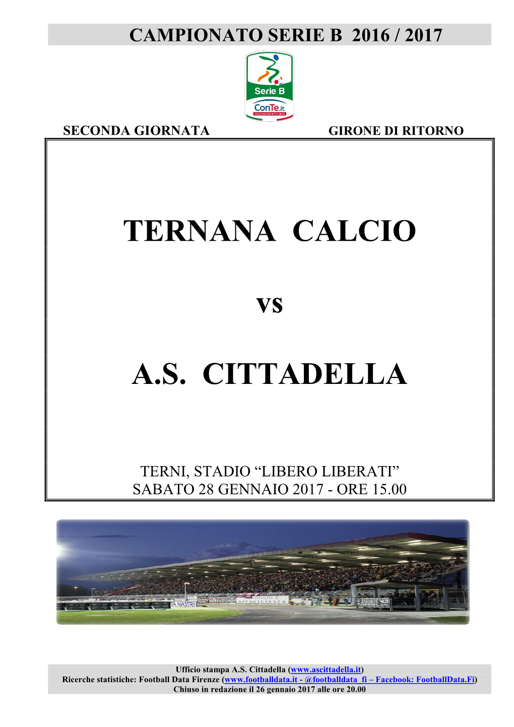 Ternana-Cittadella