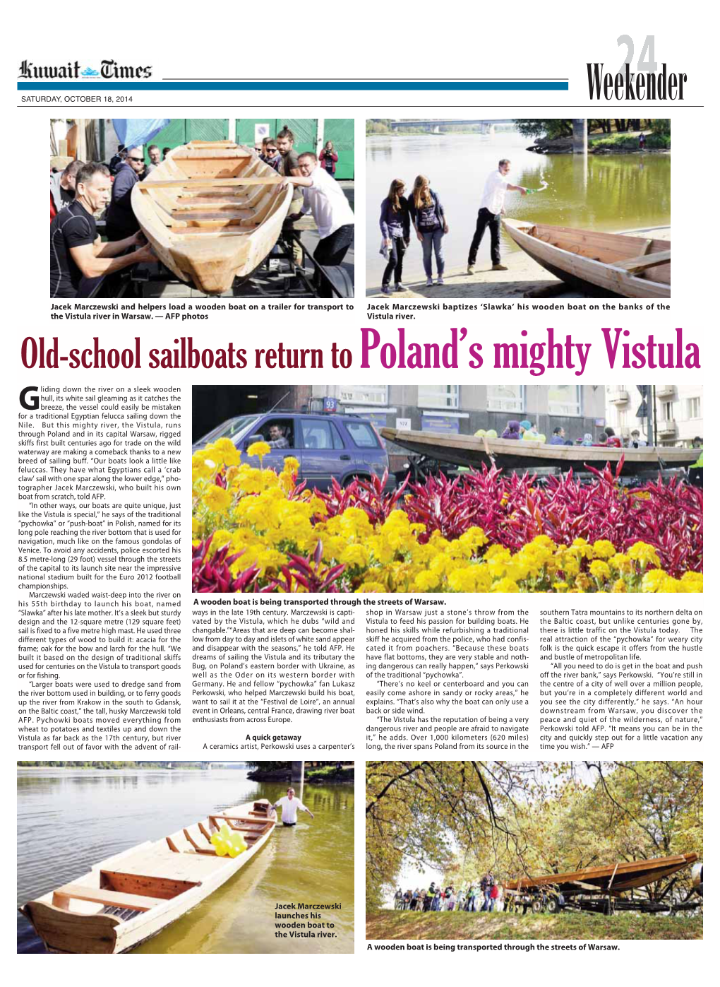 Old-School Sailboats Return to Poland's Mighty Vistula