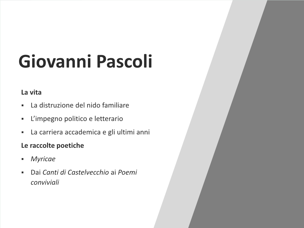 Giovanni Pascoli