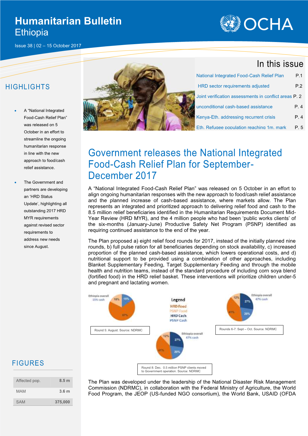 Government Releases the National Integrated Food-Cash Relief Plan