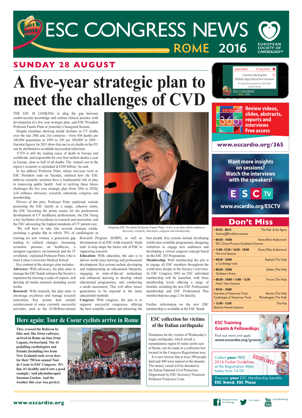 A Five-Year Strategic Plan to Meet the Challenges Of