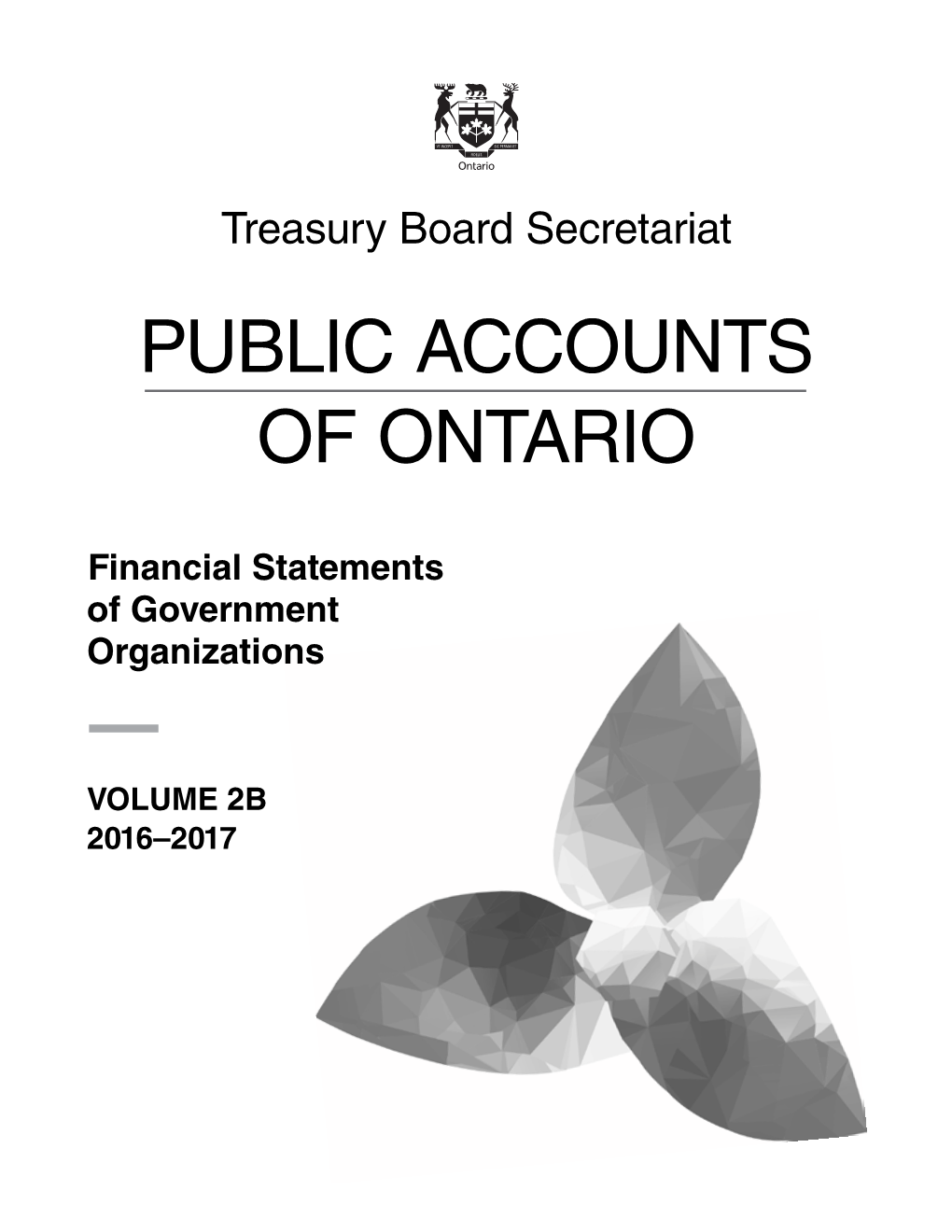 Financial Statements of Government Organizations (2016-17)