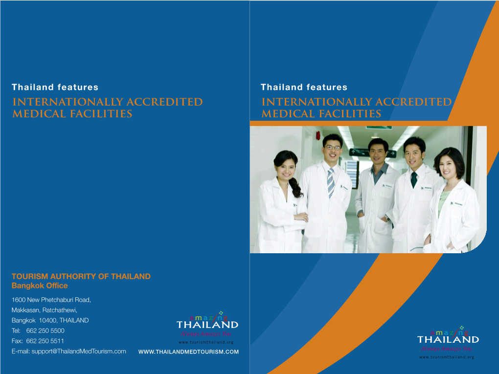 Internationally Accredited Medical Facilities Thailand