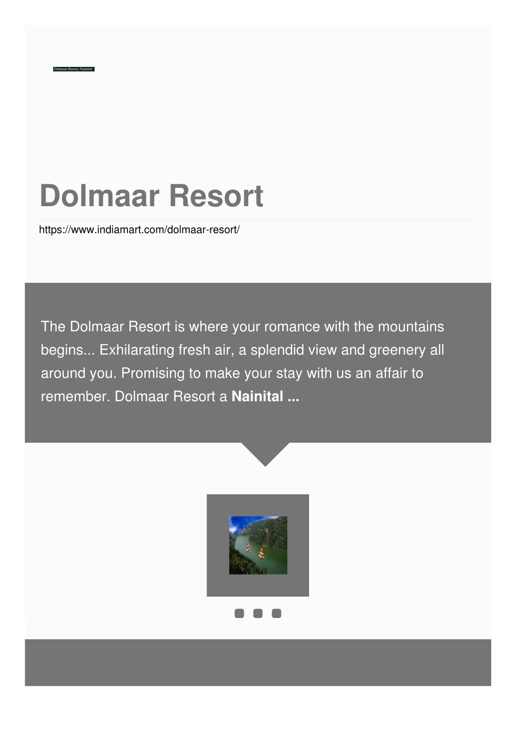 Dolmaar Resort