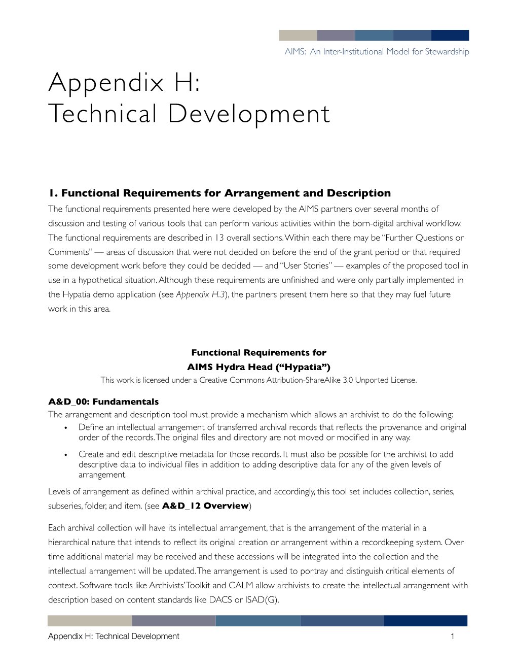 Technical Development