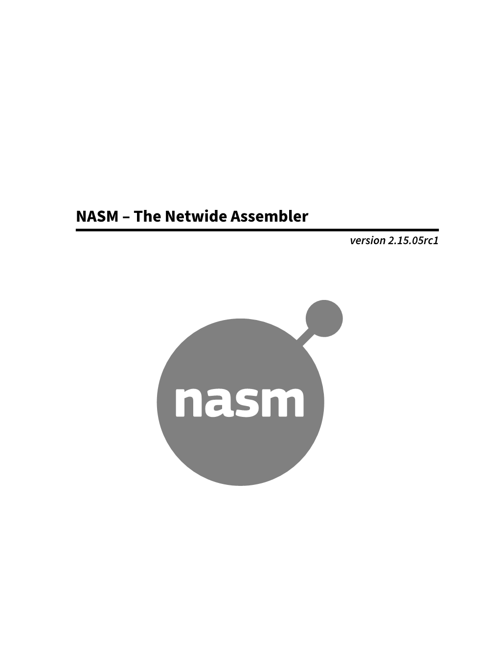 The Netwide Assembler