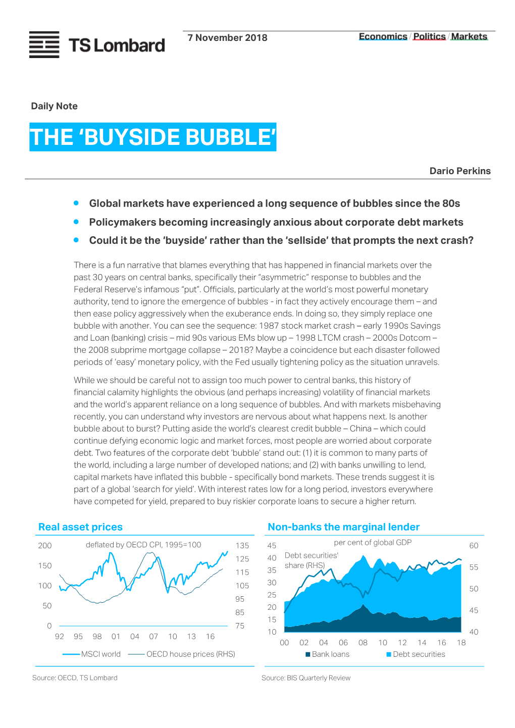 The 'Buyside Bubble'