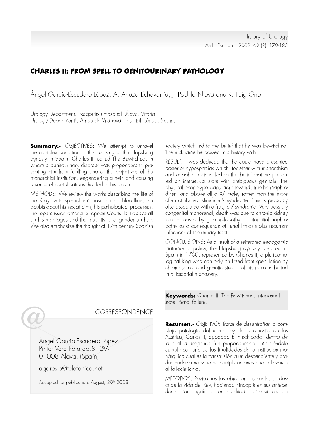 Charles Ii: from Spell to Genitourinary Pathology