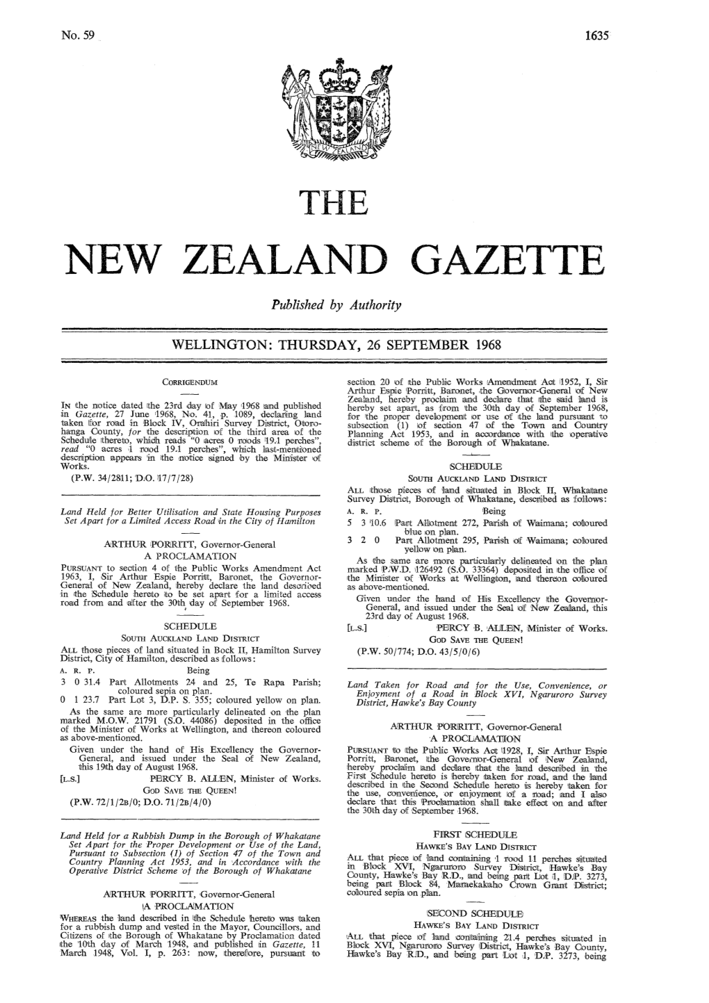 New Zealand Gazette