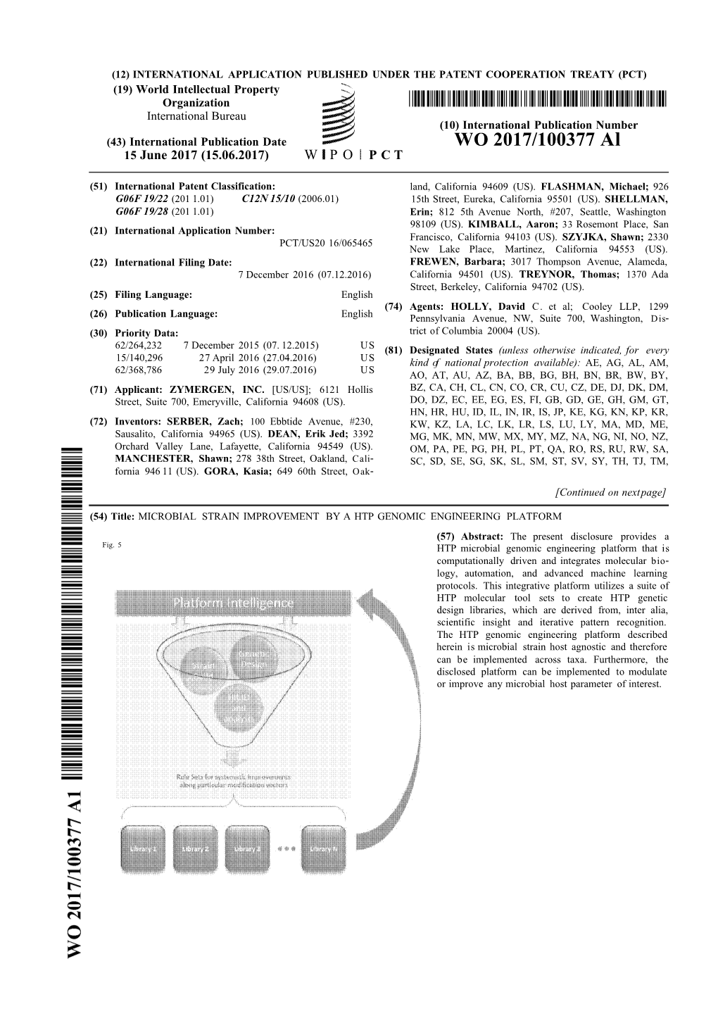 WO 2017/100377 Al 15 June 2017 (15.06.2017) W P O P C T