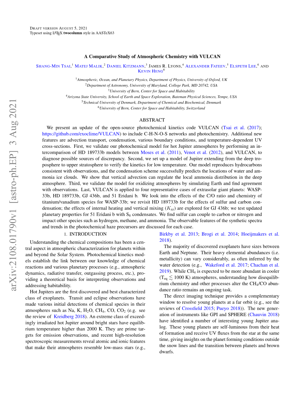 Arxiv:2108.01790V1 [Astro-Ph.EP] 3 Aug 2021 Hot Jupiters Are the ﬁrst Discovered and Best Characterized Dance Ratio Remains an Ongoing Task