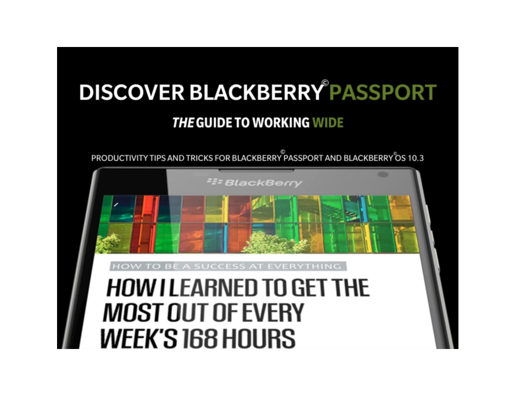 Discover Blackberry Passport