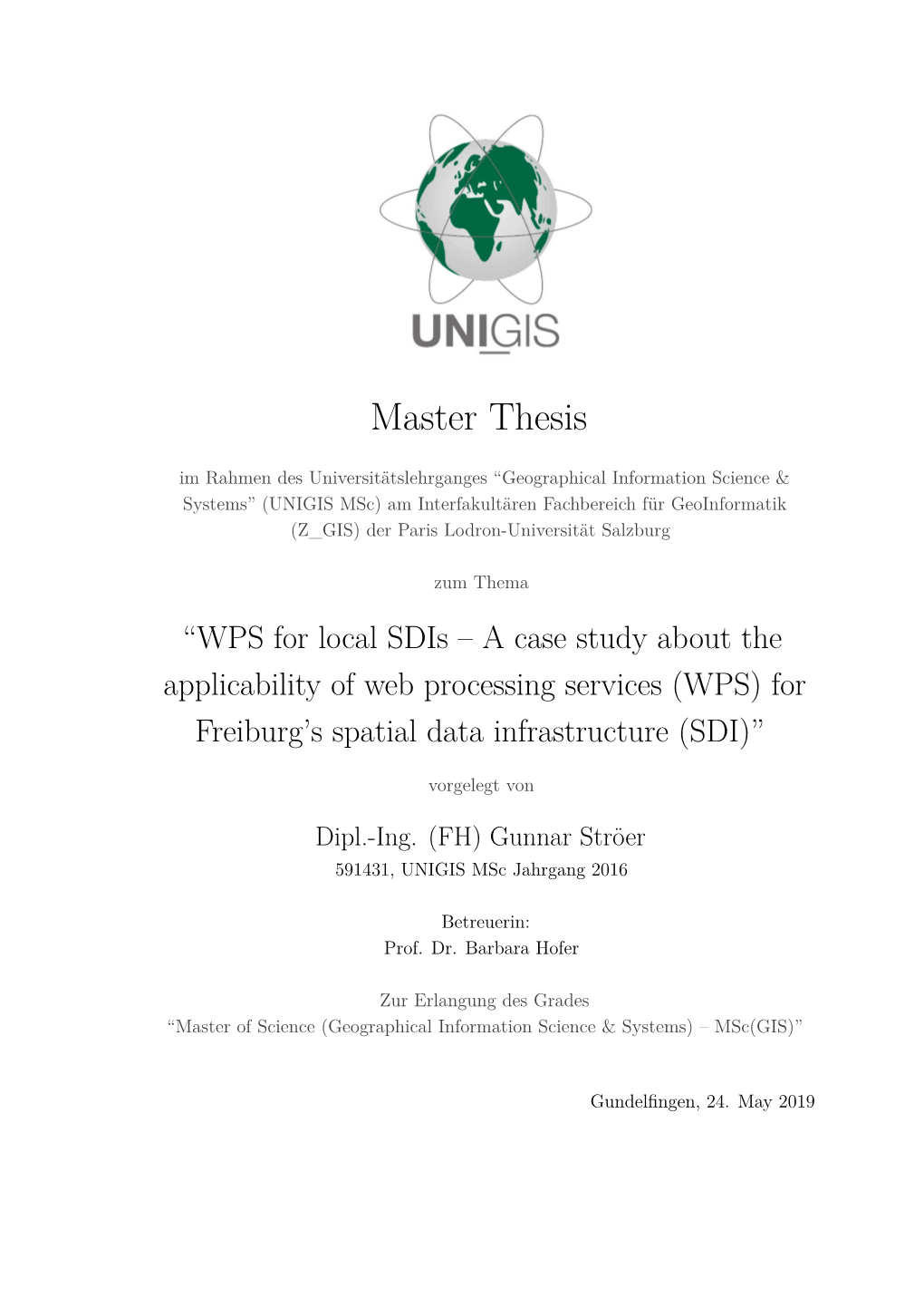 Integration of Chained Web Processing Services in the Spatial Data