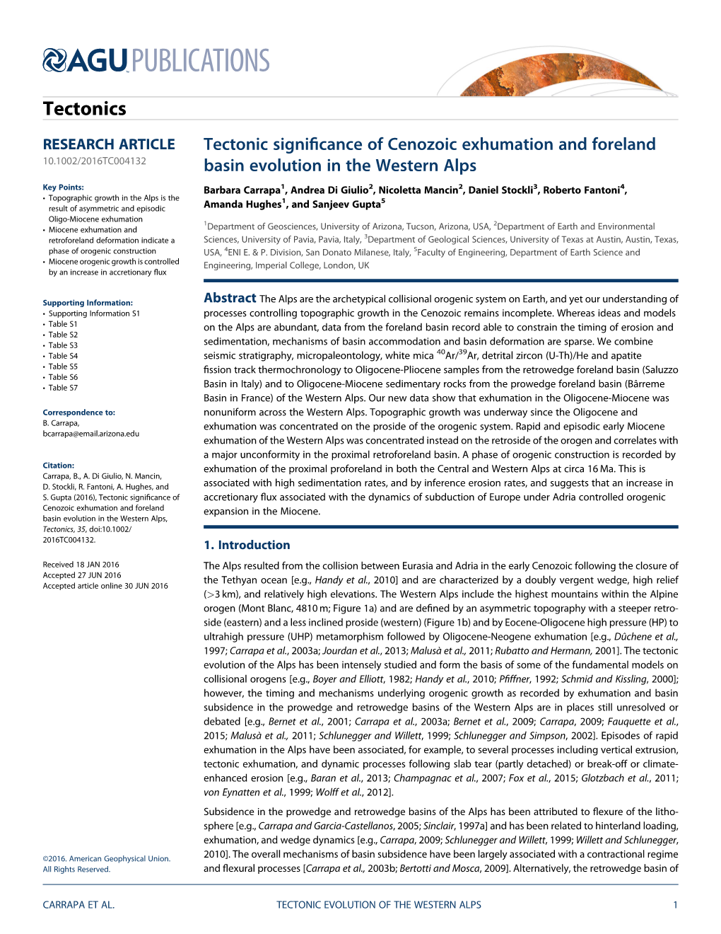 Tectonic Significance of Cenozoic Exhumation and Foreland Basin