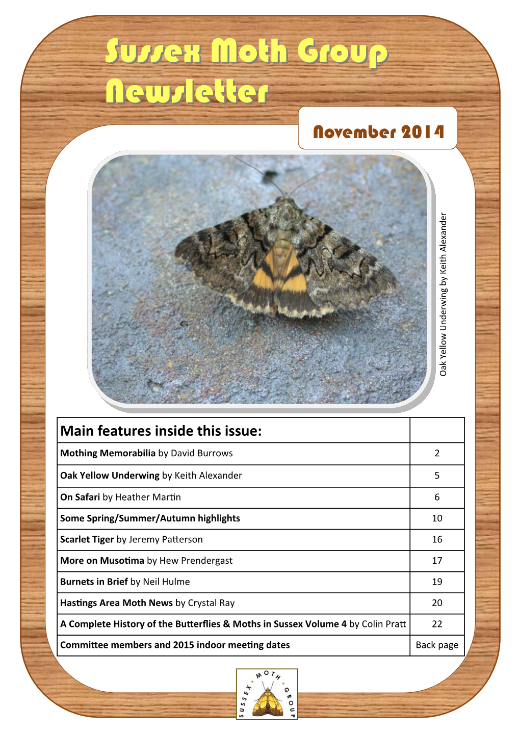 Sussex Moth Group Newsletter