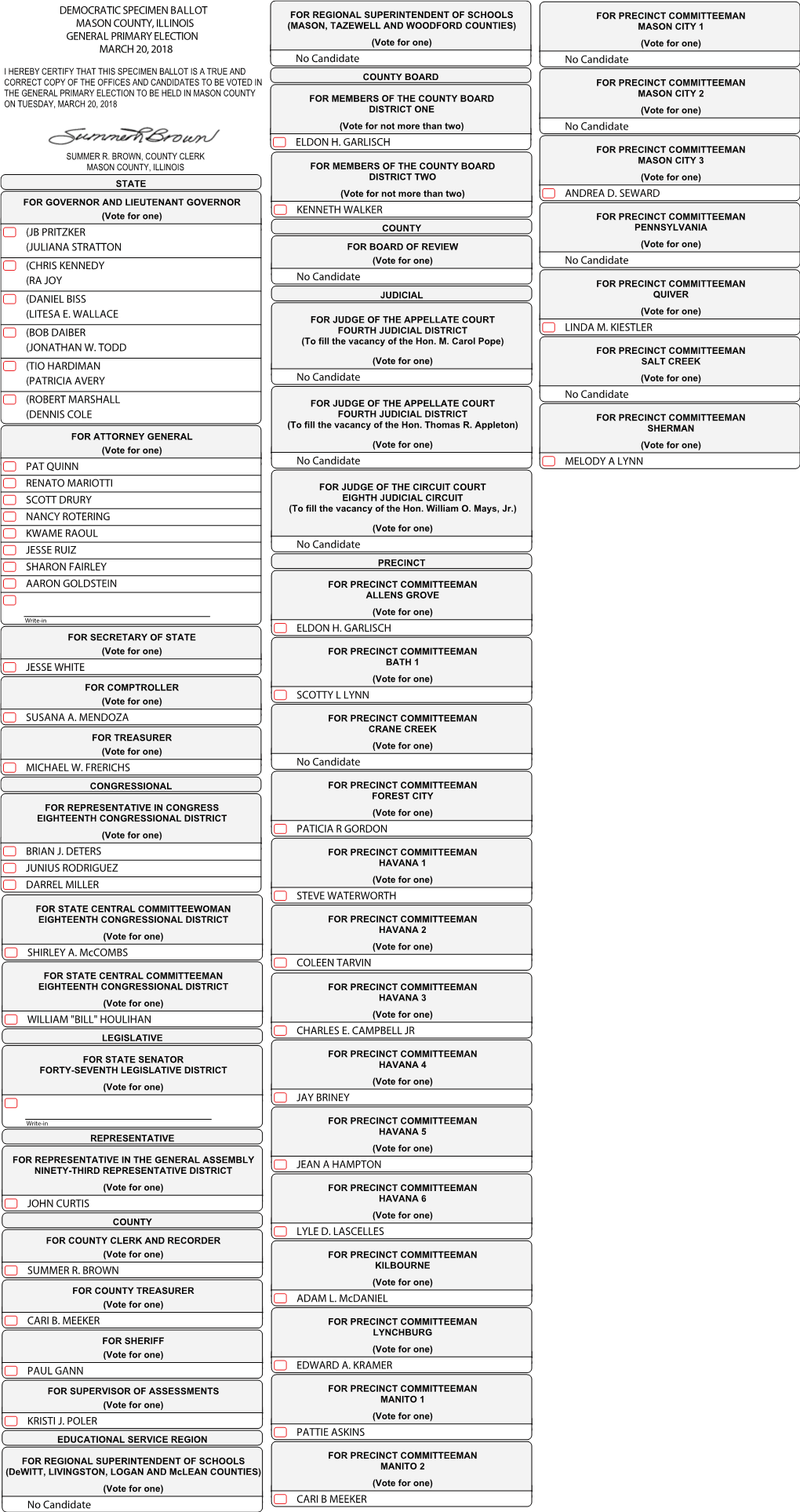 Democratic Publication-Mason County