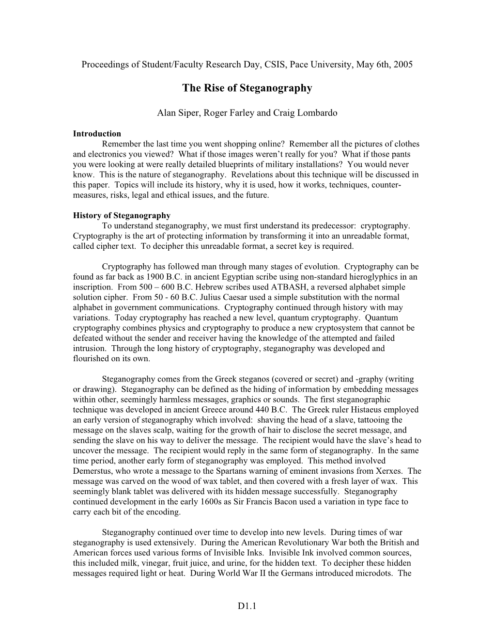 The Rise of Steganography